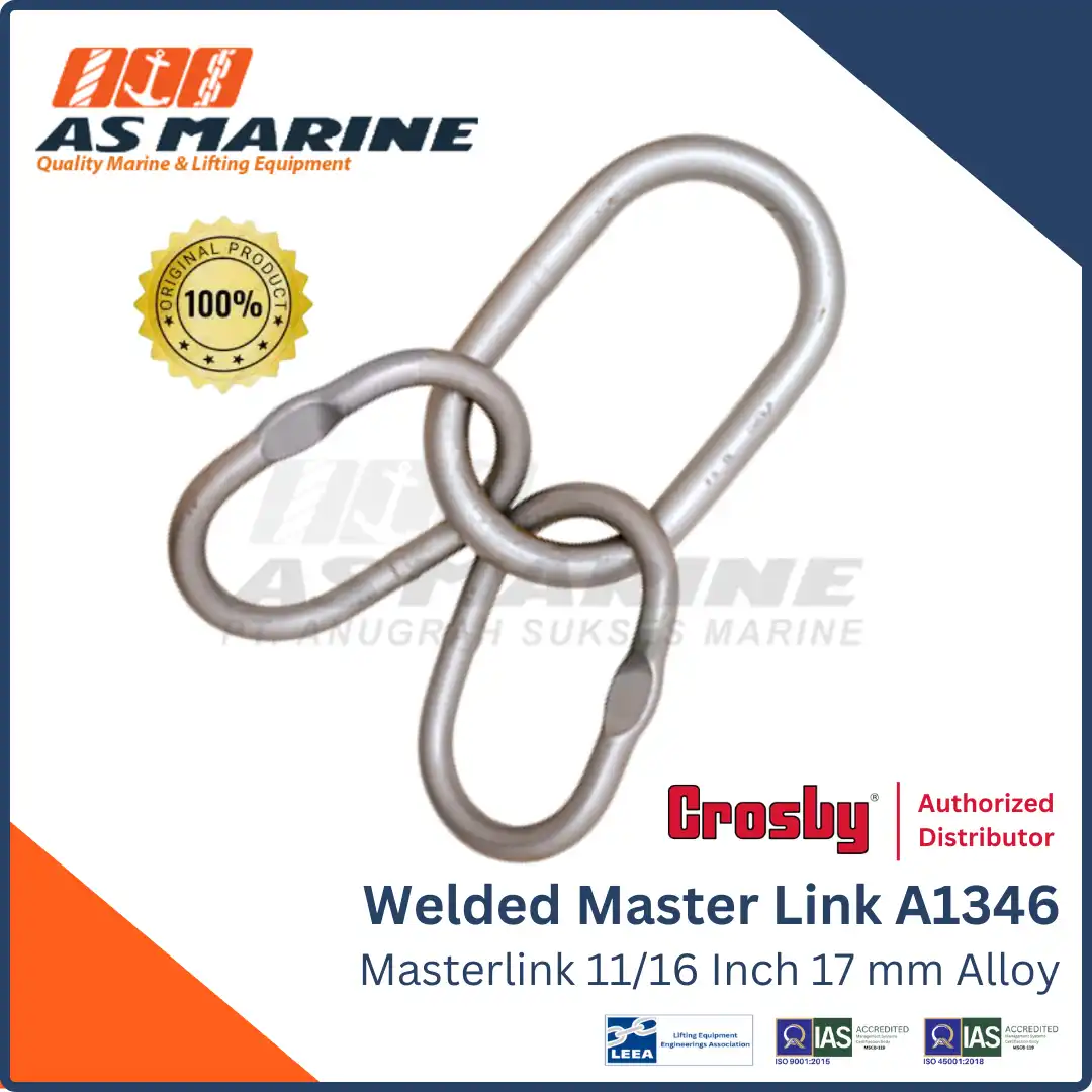 Master Link Welded Assembly / Masterlink Alloy Crosby A1346 11/16 Inch